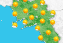 Meteo Campania: breve ed intensa ondata di caldo in arrivo, nel weekend temporali e calo termico