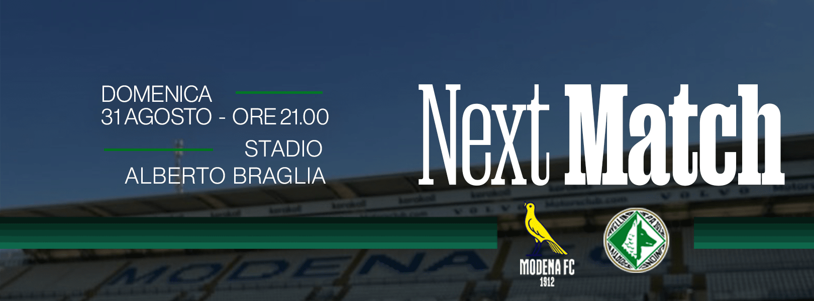Modena-Avellino: da questo pomeriggio via alla prevendita per il settore ospiti dello stadio Alberto Braglia