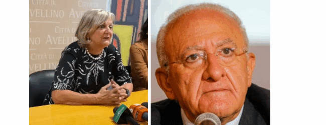 Crisi comune Avellino, De Luca: pieno sostegno all’azione del commissario