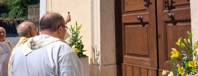 Celebrato a Furmo di Pietrastornina, il Centenario della Festa in onore del Sacro Cuore di Gesù, benedetta la nuova porta della Chiesa