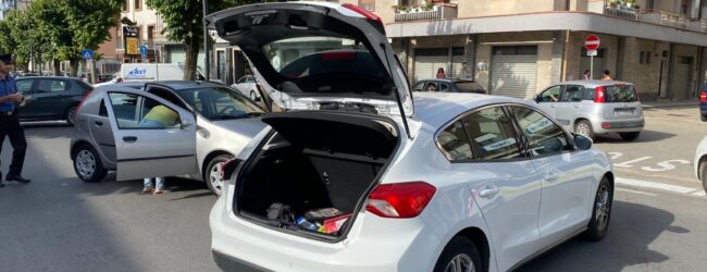 San Giorgio del Sannio, scontro tra tre auto lungo viale Spinelli: tanta paura ma nessun ferito grave