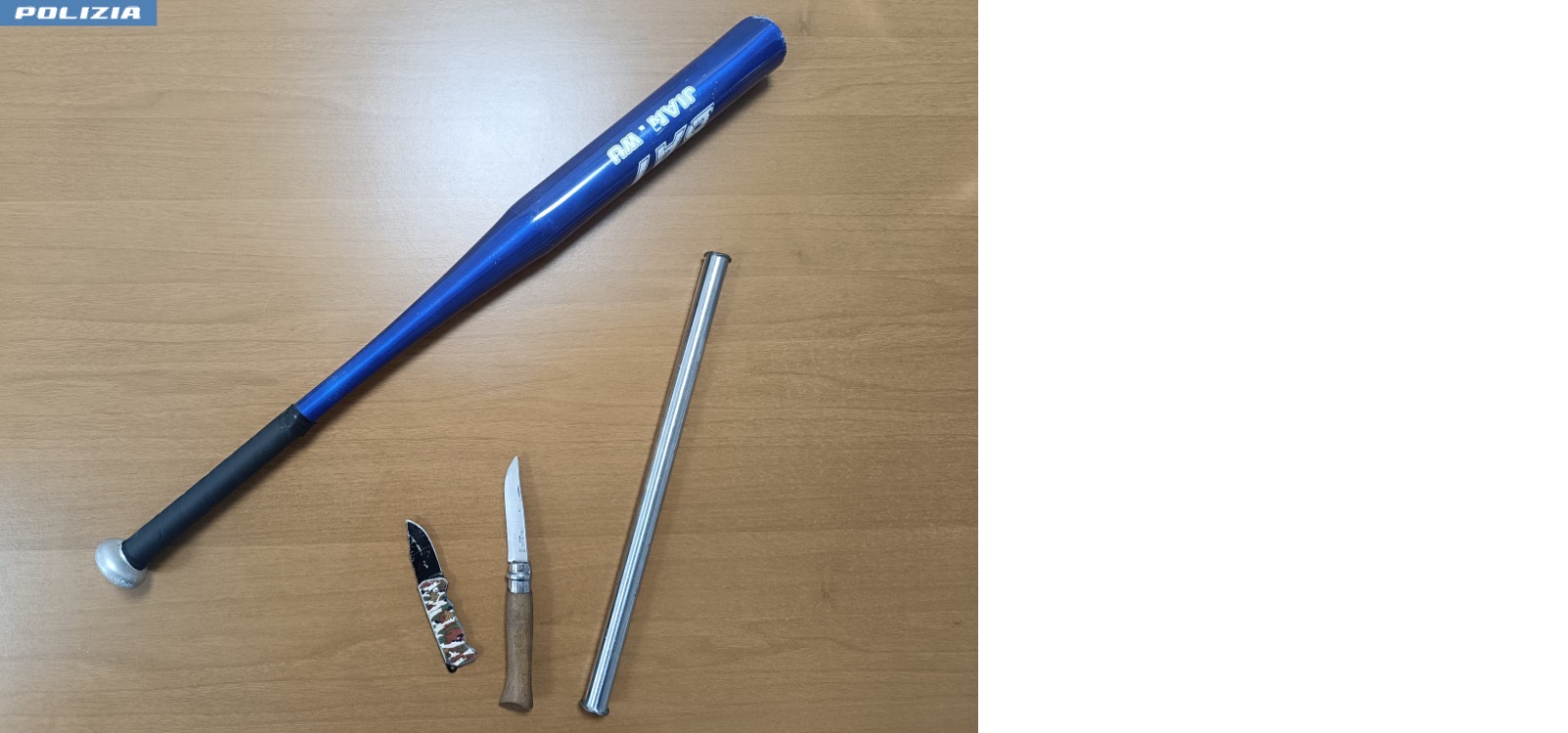 Controlli a Benevento: mazza da baseball e droga, due denunciati