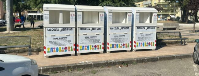 Benevento, arrivano i cassonetti smart per gli abiti usati