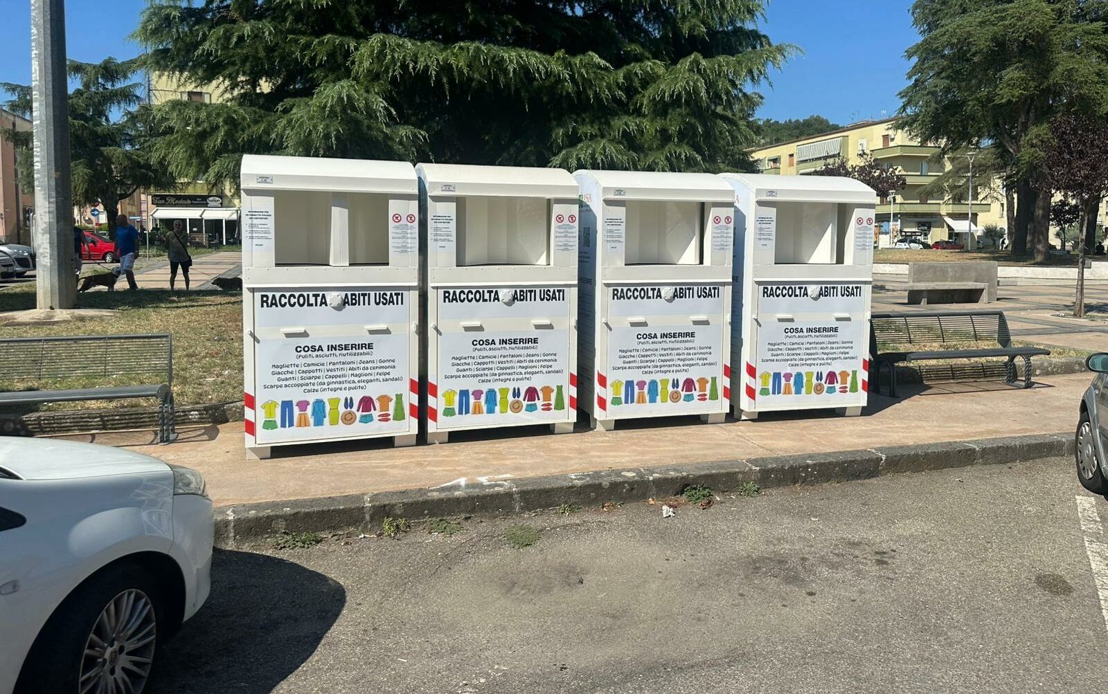 Benevento, arrivano i cassonetti smart per gli abiti usati
