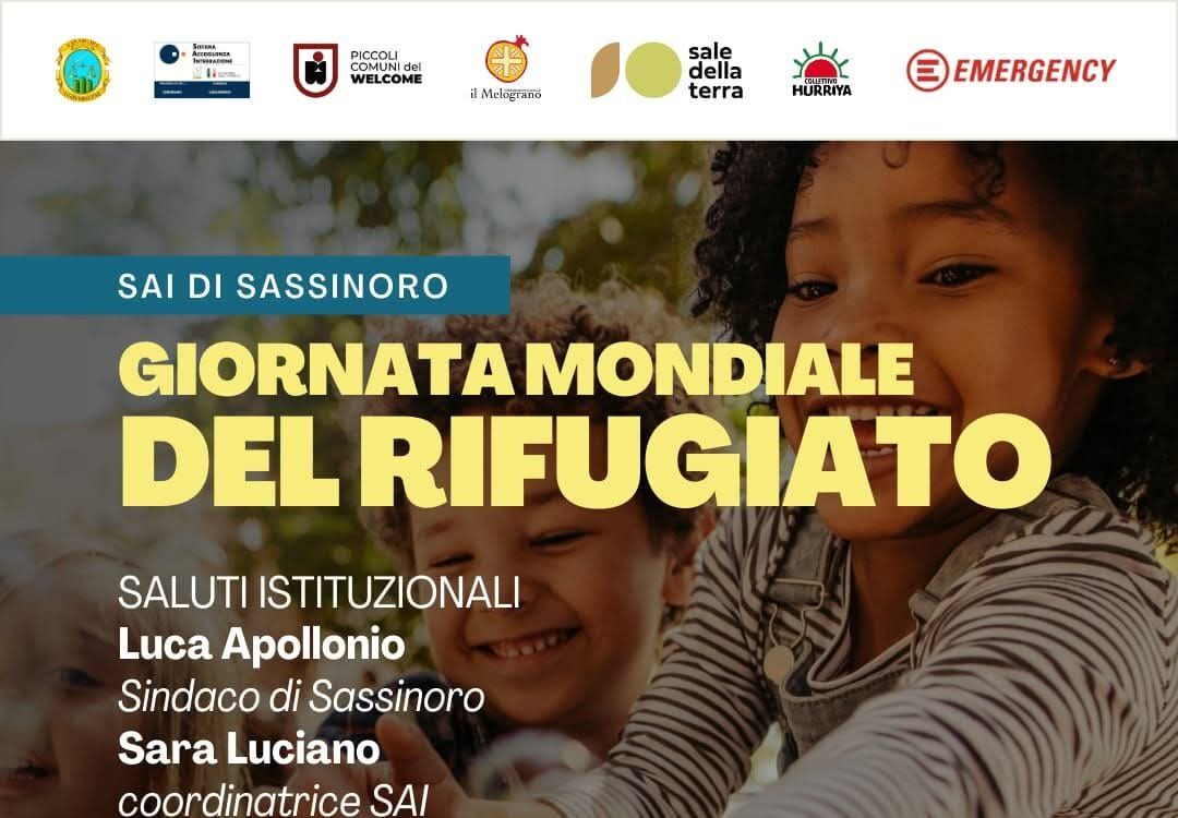 A Sassinoro la Giornata Mondiale del Rifugiato: una serata di comunità, solidarietà e cultura