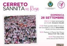 Cerreto Sannita si accende di rosa con la fiaccolata a sostegno di Komen Italia