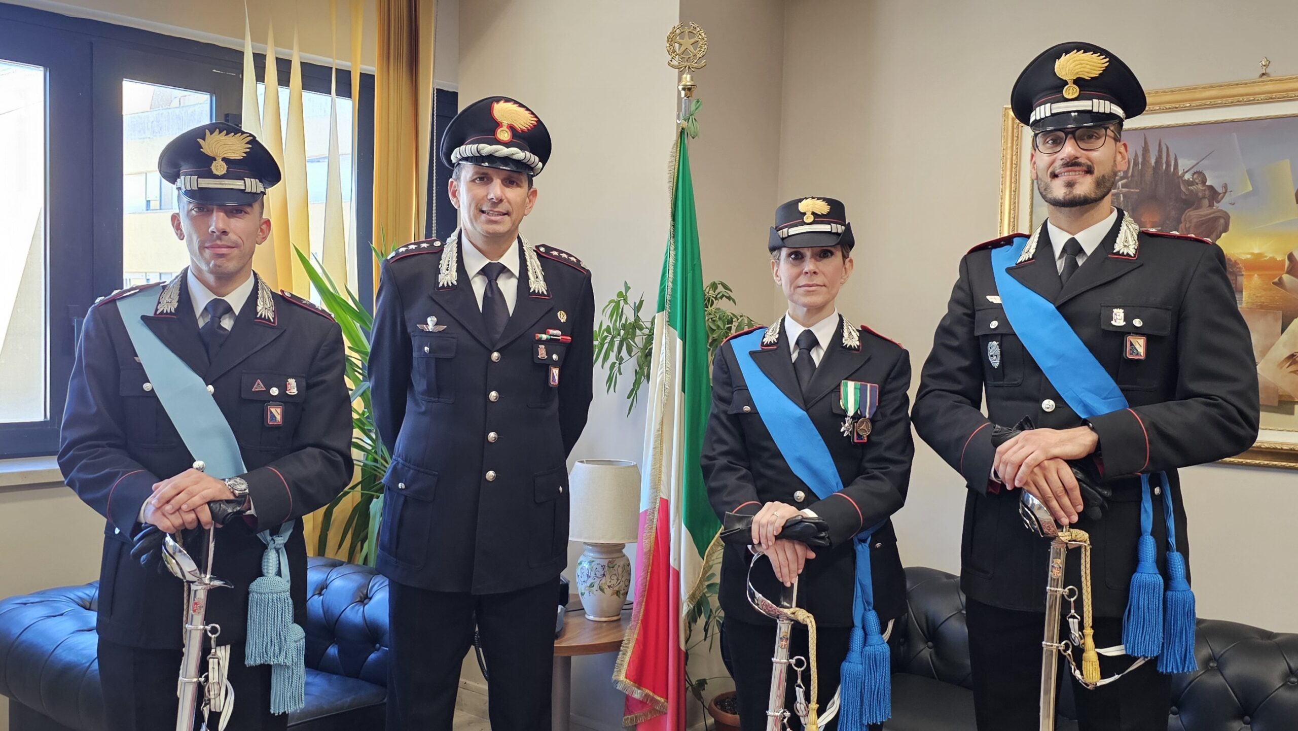 Cambio al vertice delle Compagnie Carabinieri di Avellino, Montella e Solofra: si insediano i nuovi Comandanti