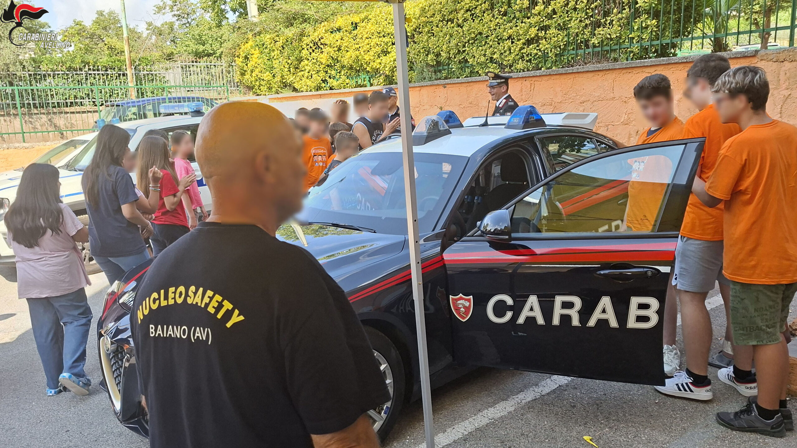 Baiano (AV): i Carabinieri incontrano i giovanissimi volontari della Protezione Civile