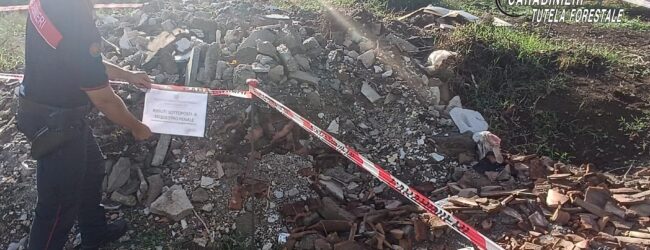 Forino (AV): I Carabinieri sequestrano dieci metri cubi di rifiuti speciali non pericolosi