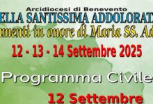 Benevento: Festeggiamenti in onore della SS. Addolorata, varato il dispositivo del traffico