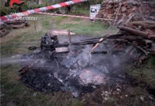 Sorpreso a bruciare rifiuti: agricoltore denunciato dal Nucleo Carabinieri Forestale di Montesarchio