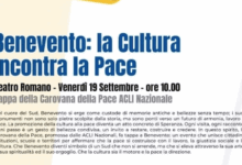 La carovana della pace fa tappa al Teatro Romano di Benevento