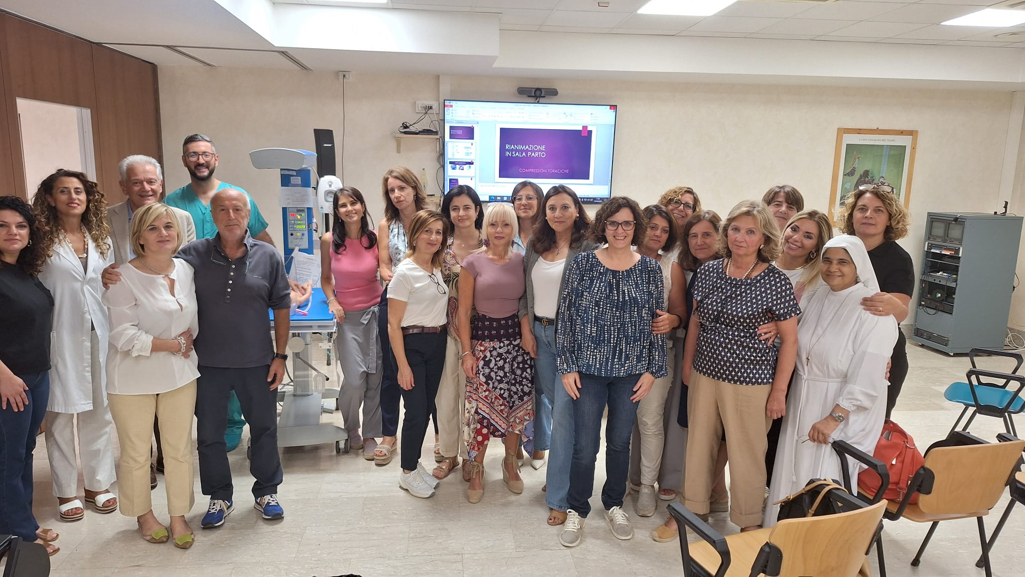 Al Fatebenefratelli di Benevento corso di simulazione per la gestione delle emergenze in sala parto