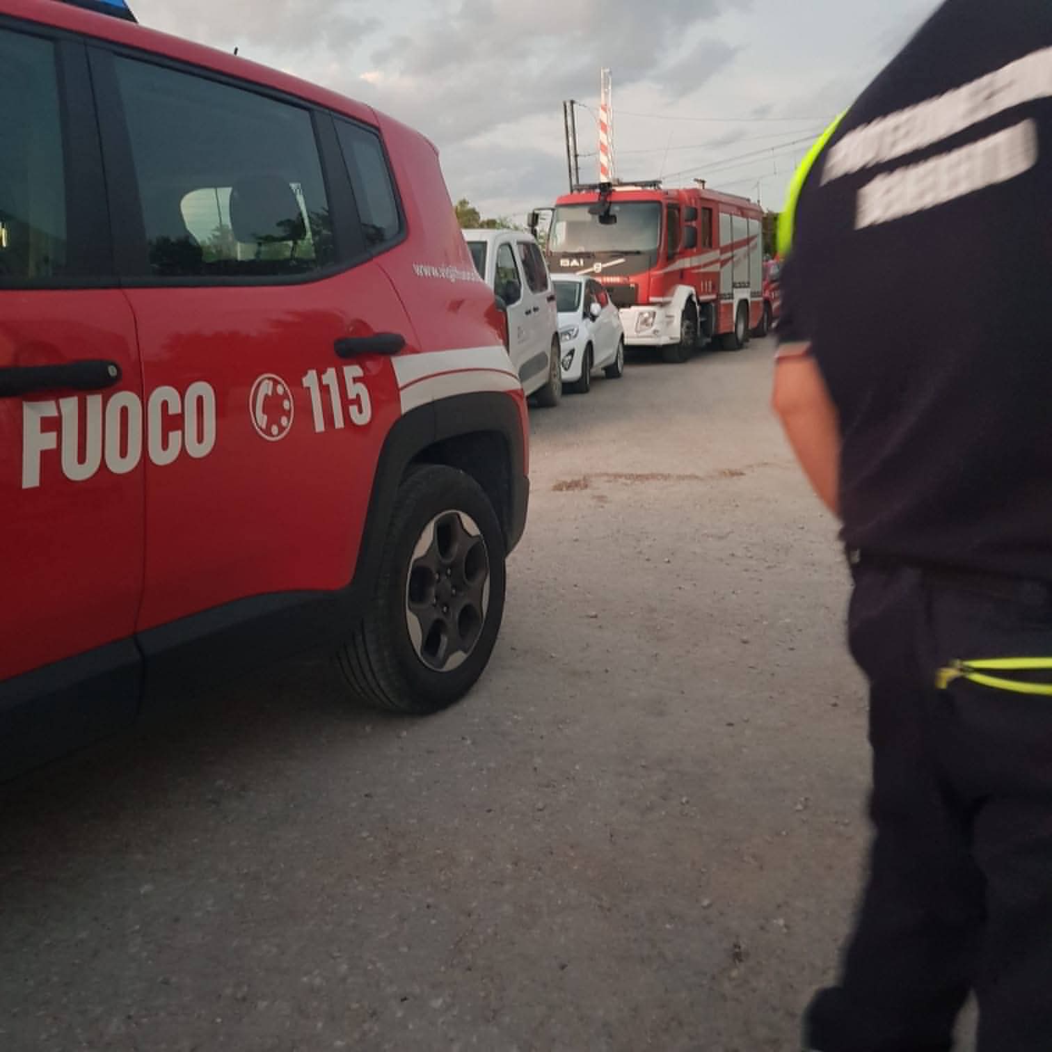 Incidente ferroviario, sul posto anche la Protezione civile di Benevento