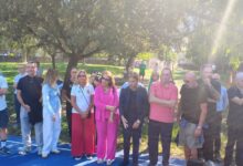 Inaugurato stamane, con la benedizione di don Flaviano Aquino, in via Gabriele D’Annunzio il campo di basket