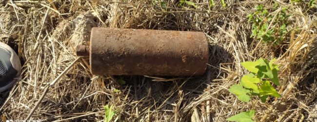 San Leucio del Sannio, ritrovato ordigno bellico