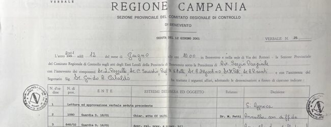 Guardia Sanframondi, la svolta dell’11 settembre 2001: approvato il Bilancio comunale