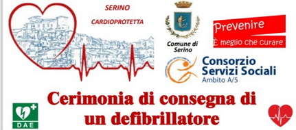 Domani a Serino la cerimonia di consegna di un defibrillatore donato da Humanitas