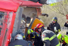 Incendio in un cantiere Rfi ad Ariano: escavatore prende fuoco nel cantiere dell’Alta Capacità