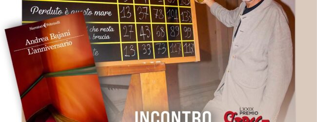 “Benevento Città Spettacolo”: Andrea Bajani al Premio Strega il 4 ottobre