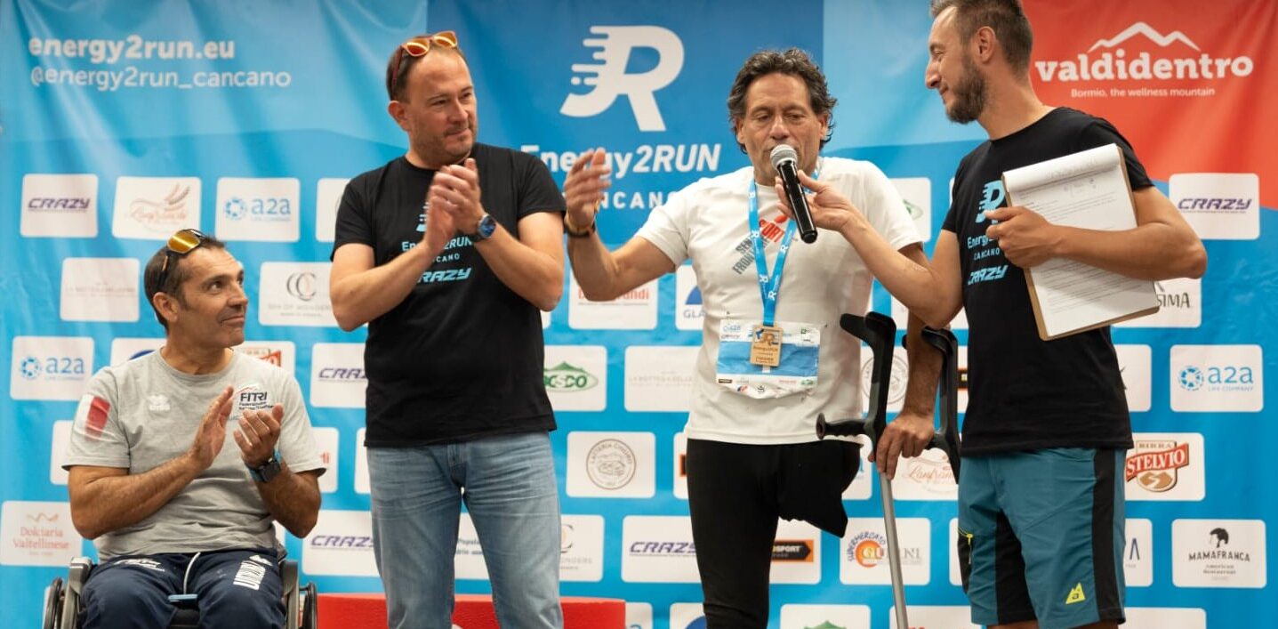 Il maratoneta Gianni Sasso eroe sportivo sullo Stelvio in vista di New York