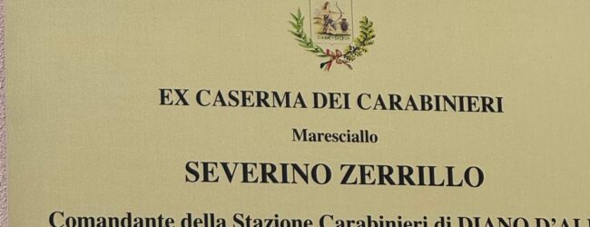 La comunità di Diano D’Alba celebra la memoria del Maresciallo Severino Zerrillo