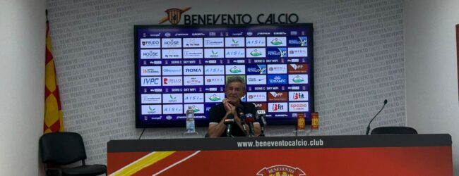 Benevento, Auteri: “Qualche assenza, ma ho diverse opzioni. L’FVS è un gran casino”