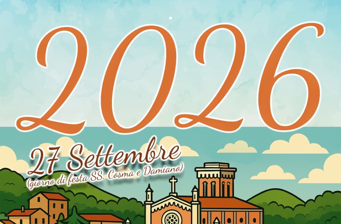 Arpaise, l’Assessore Amato Iuliano ha presentato il Calendario 2026 del Santuario dei Santi Medici Cosma e Damiano