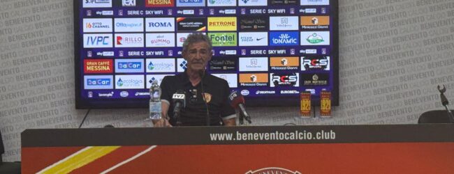 Benevento, Auteri: “Contento perché giochiamo da squadra. Avremo bisogno di tutti”