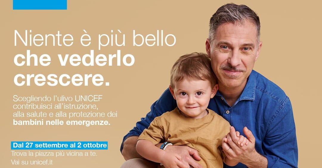 L’Ulivo della speranza: l’Unicef è in piazza per aiutare i bambini in difficoltà