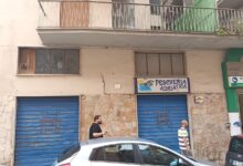 Benevento, via Piermarini: sgombrate le impalcature