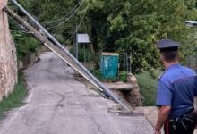 Maltempo in Irpinia, interventi dei Carabinieri nella notte