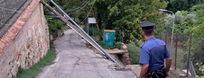 Maltempo in Irpinia, interventi dei Carabinieri nella notte