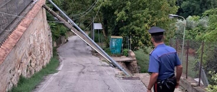 Maltempo in Irpinia, interventi dei Carabinieri nella notte