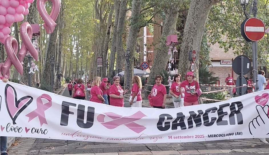 Al via l’undicesima Camminata Rosa ad Avellino: Iannace, “Un inno alla vita e alla prevenzione”