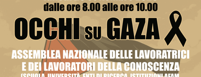 Gaza, la FLC CGIL Benevento ringrazia l’Unisannio per la mozione in difesa dei diritti umani