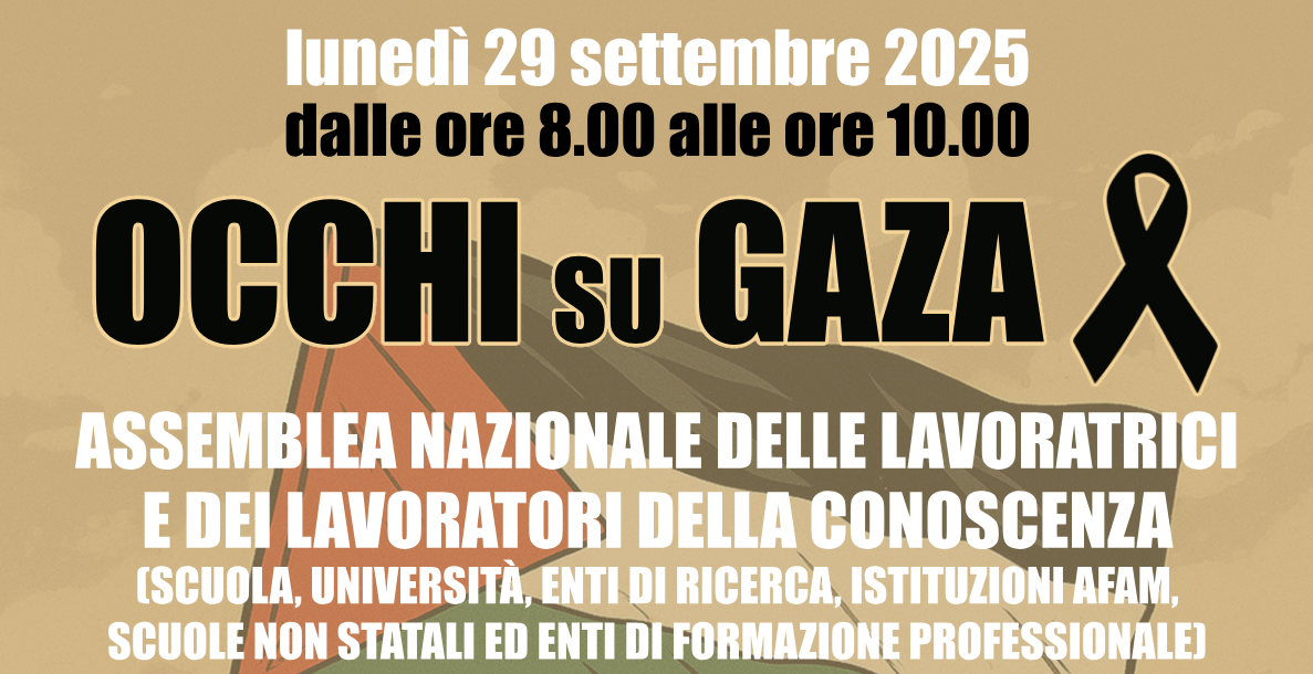 Gaza, la FLC CGIL Benevento ringrazia l’Unisannio per la mozione in difesa dei diritti umani