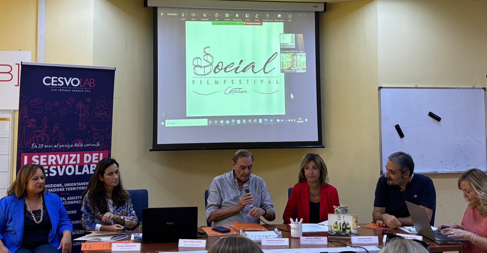 Social Film Festival Benevento ArTelesia, oggi la conferenza stampa