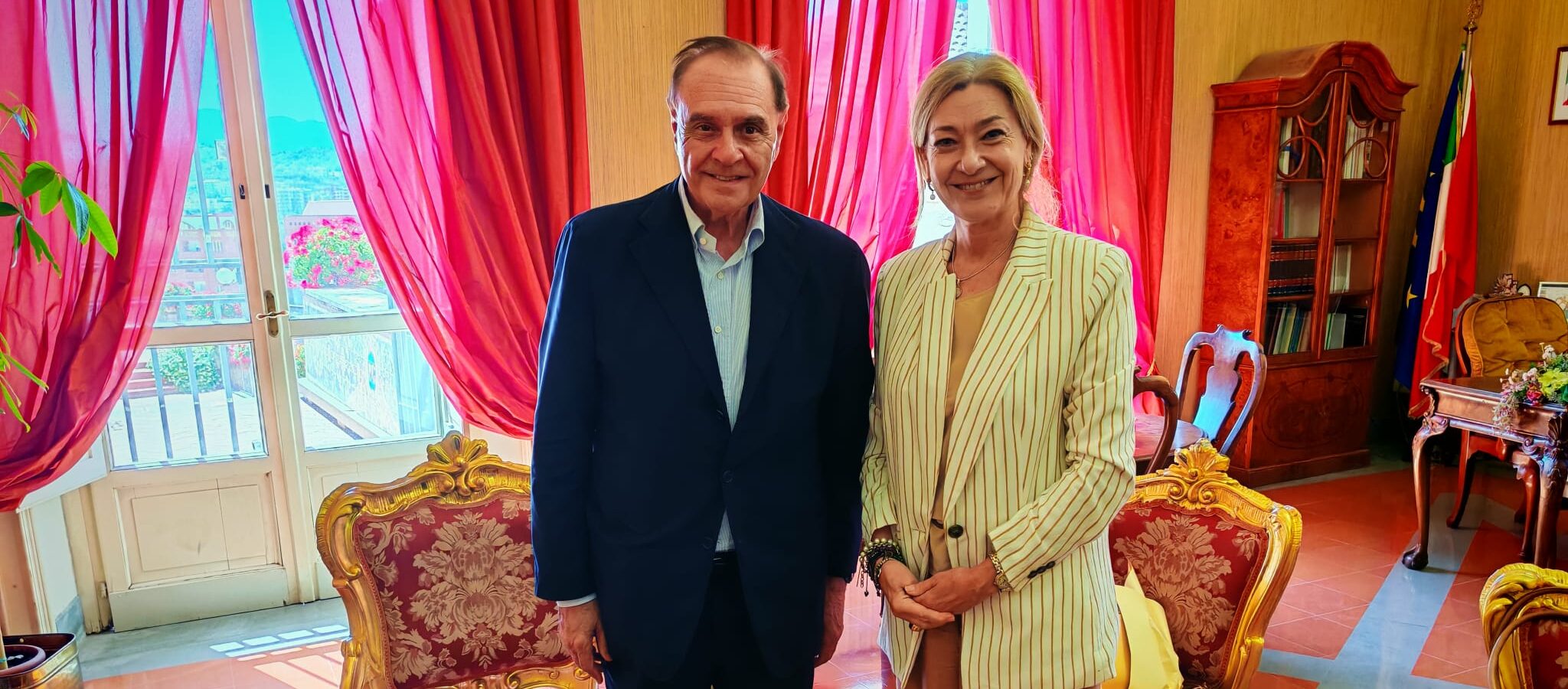 Incontro istituzionale tra il sindaco Mastella e la direttrice generale Asl Spinosa