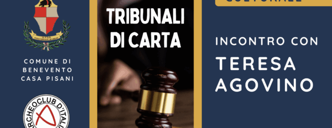 Incontro a Casa Pisani con Teresa Agovino. Conversazione culturale su diritto e letteratura