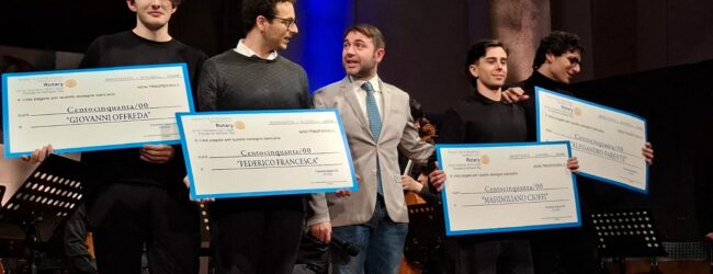Rotary Club di Benevento premia quattro giovani chitarristi del Conservatorio “Nicola Sala
