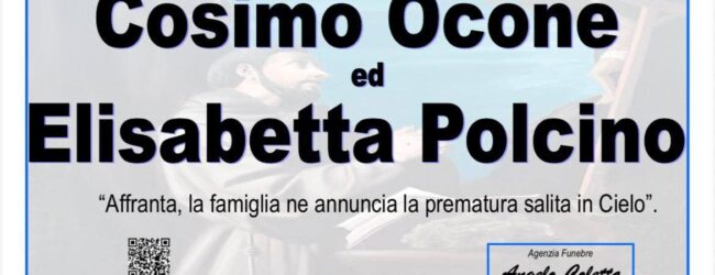 Cordoglio dell’Azzurra Paupisi e della Proloco per la morte di Elisa e Cosimo. Oggi i funerali
