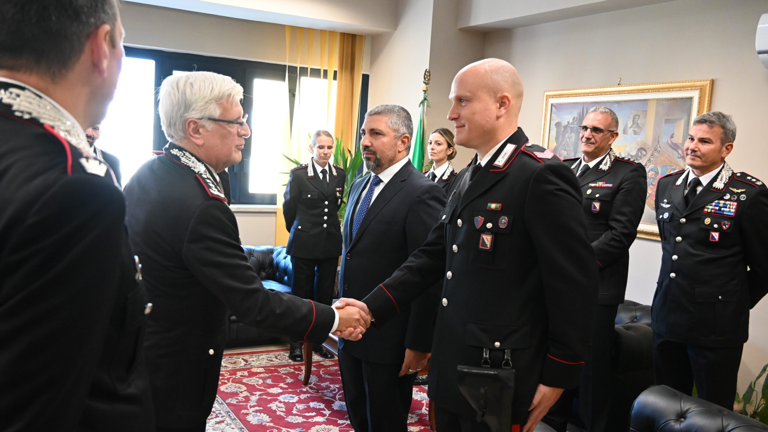 Avellino, il Comandante Interregionale “Ogaden”, Gen. C.A. Nicola Massimo Masciulli, in visita al Comando Provinciale dei Carabinieri