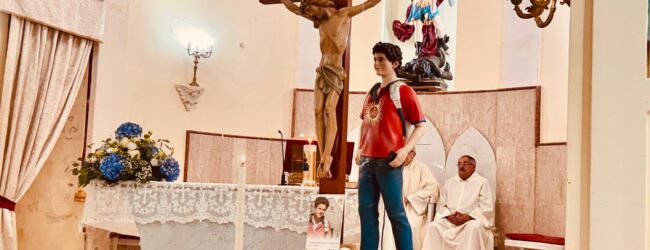La Chiesa di San Michele Arcangelo di Torrioni accoglie la statua di San Carlo Acutis