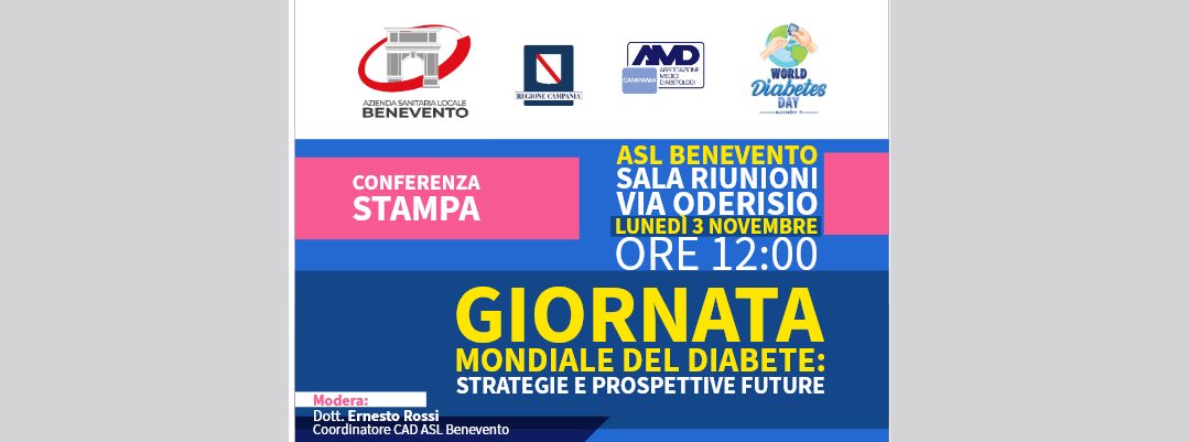 Diabete, l’ASL presenta le nuove strategie per prevenzione e cura