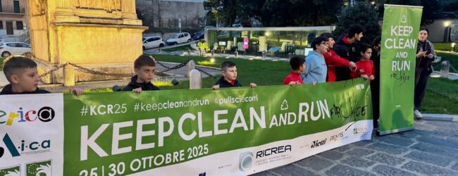 Benevento, tappa finale di “Keep Clean and Run for Peace”: corsa per l’ambiente e la pace