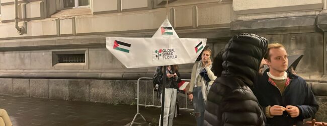 Solidarietà alla Global Sumud Flotilla, presidio dinanzi la Prefettura di Benevento