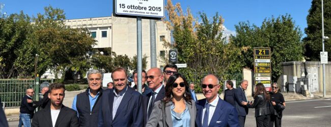 Inaugurato il “Ponte del 15 ottobre 2015” in memoria dell’alluvione di Benevento