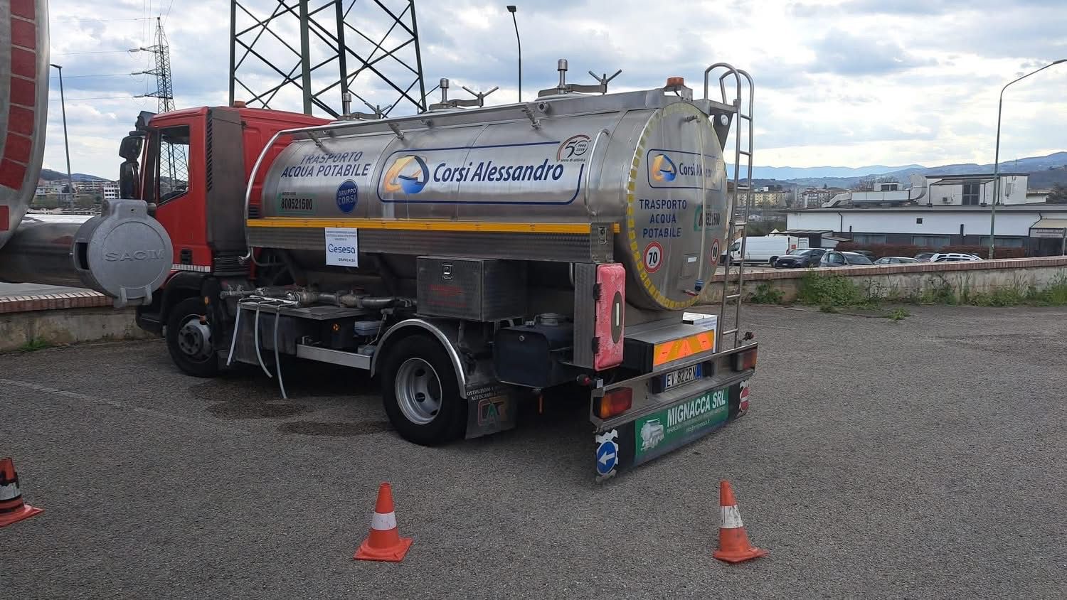 Gesesa, Benevento: attivate le autobotti per la sospensione idrica in corso