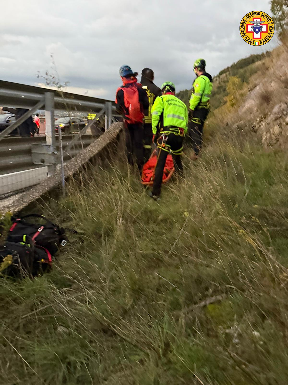 Tragedia a Salza Irpina, interviene anche il Soccorso Alpino e Speleologico della Campania